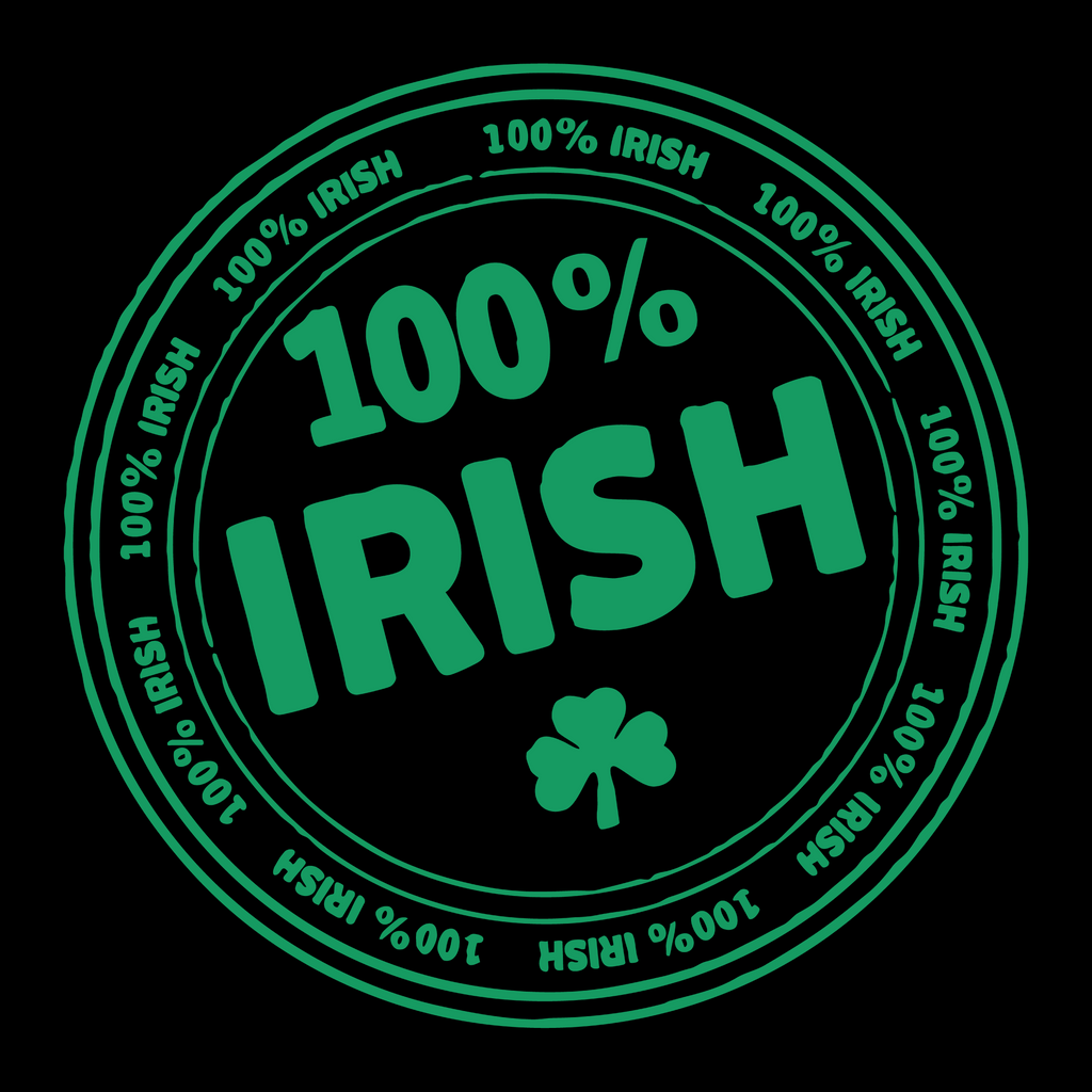 100% Irish - Stamp Badge Tee