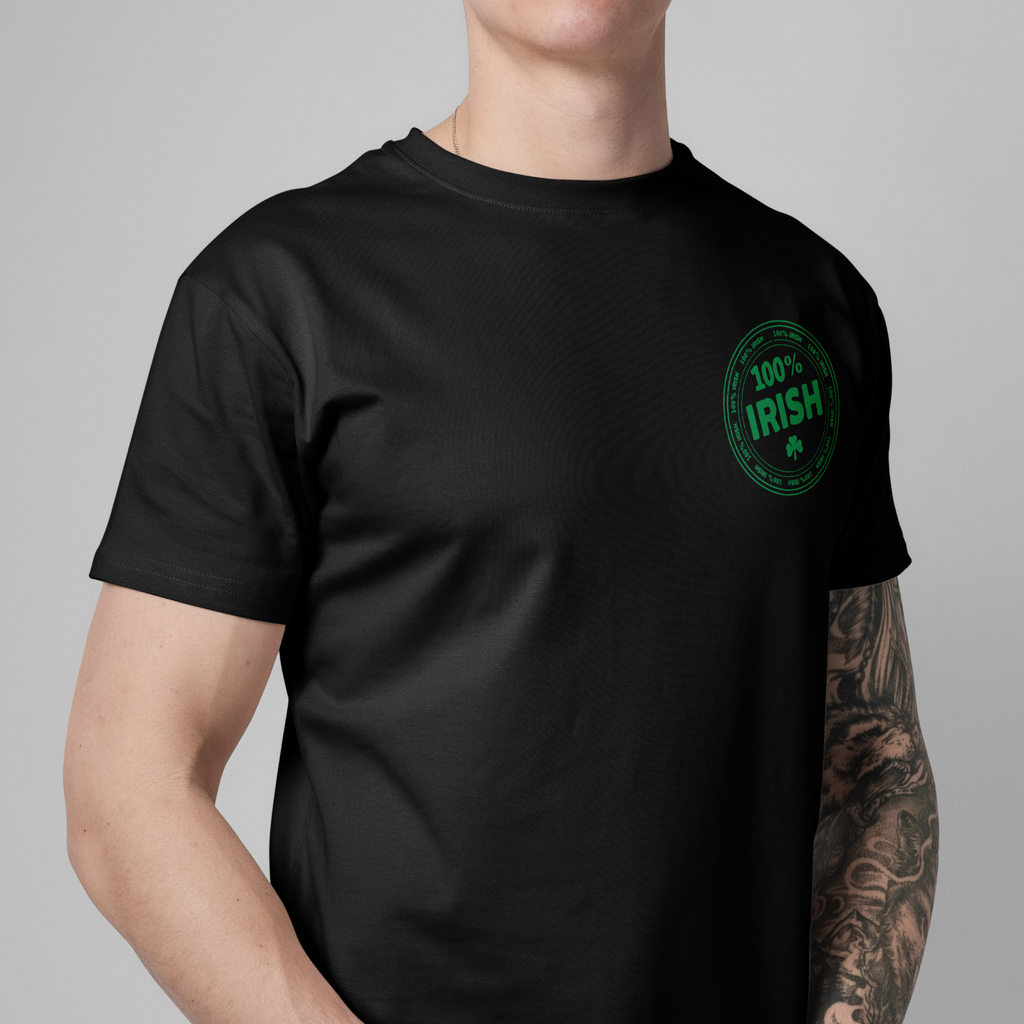 100% Irish - Stamp Badge Tee