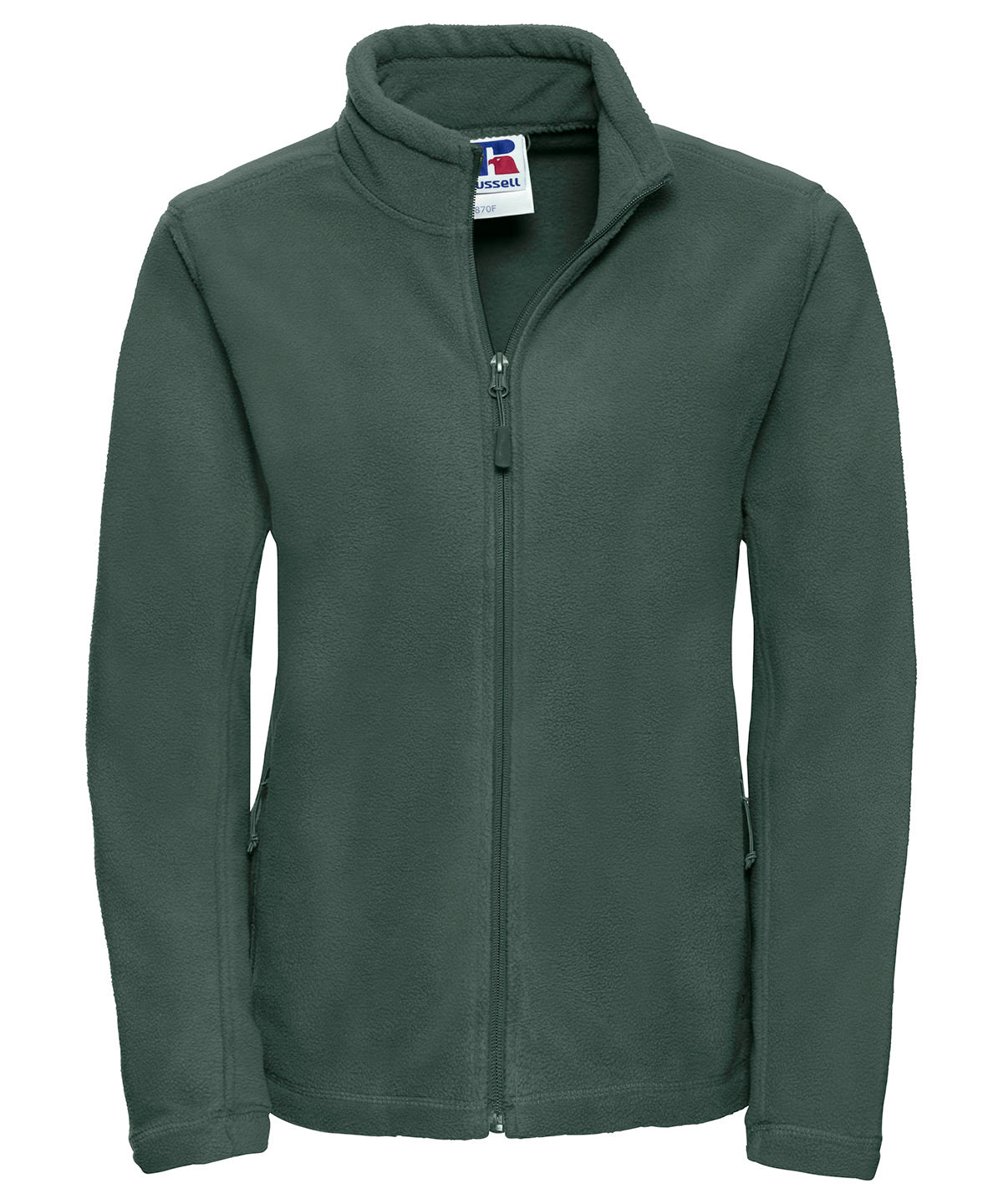Russell Athletic Women's Full-zip Outdoor Fleece - Bottle Green
