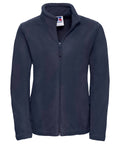 Russell Athletic Women's Full-zip Outdoor Fleece - French Navy
