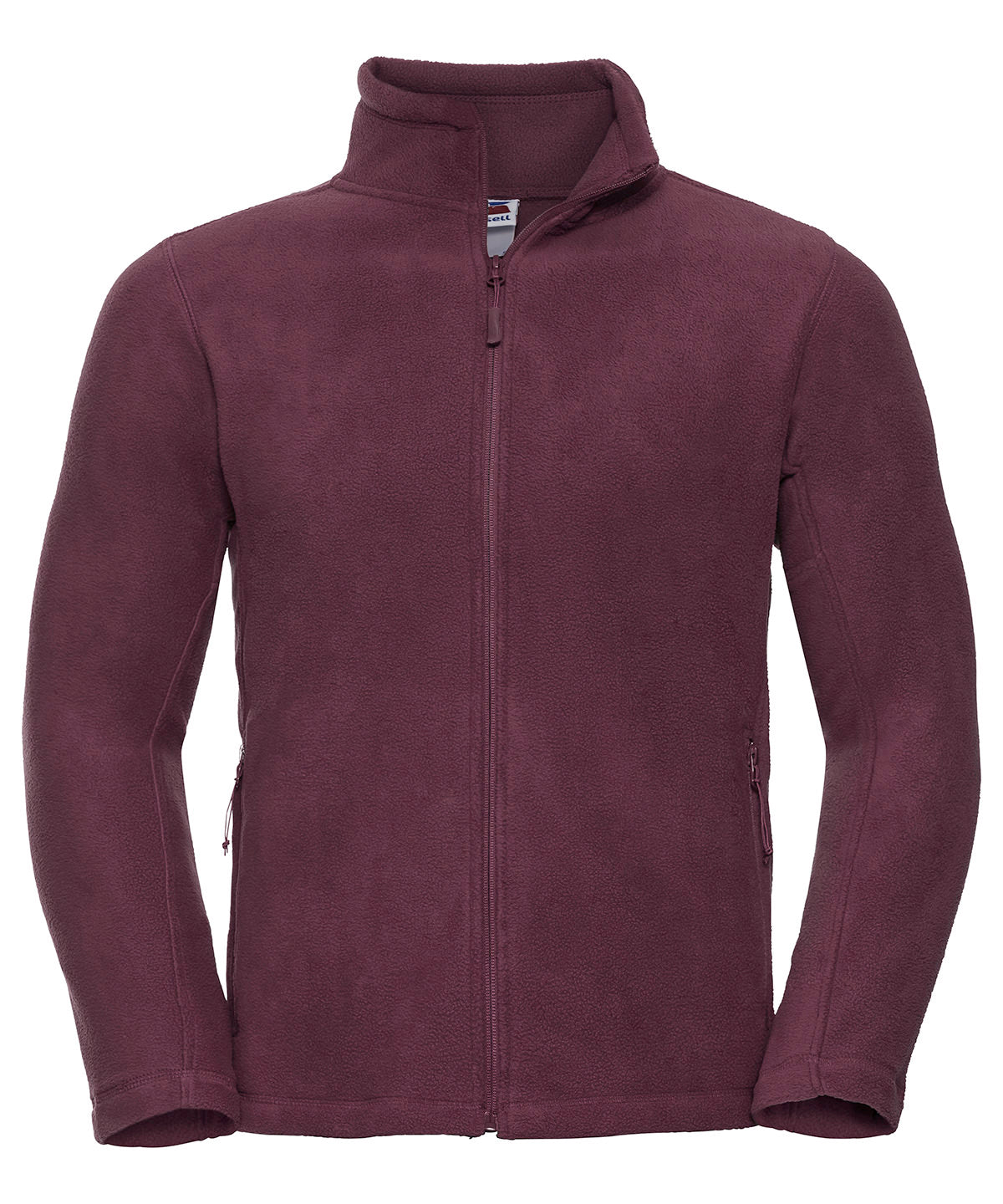 Russell Athletic Full-zip Outdoor Fleece - Burgundy