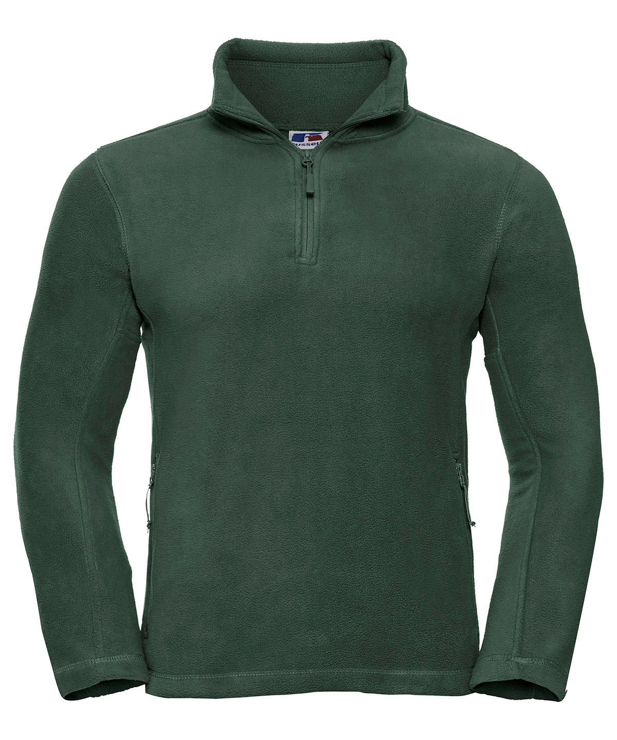 Russell Athletic ¼-zip Outdoor Fleece - Bottle Green