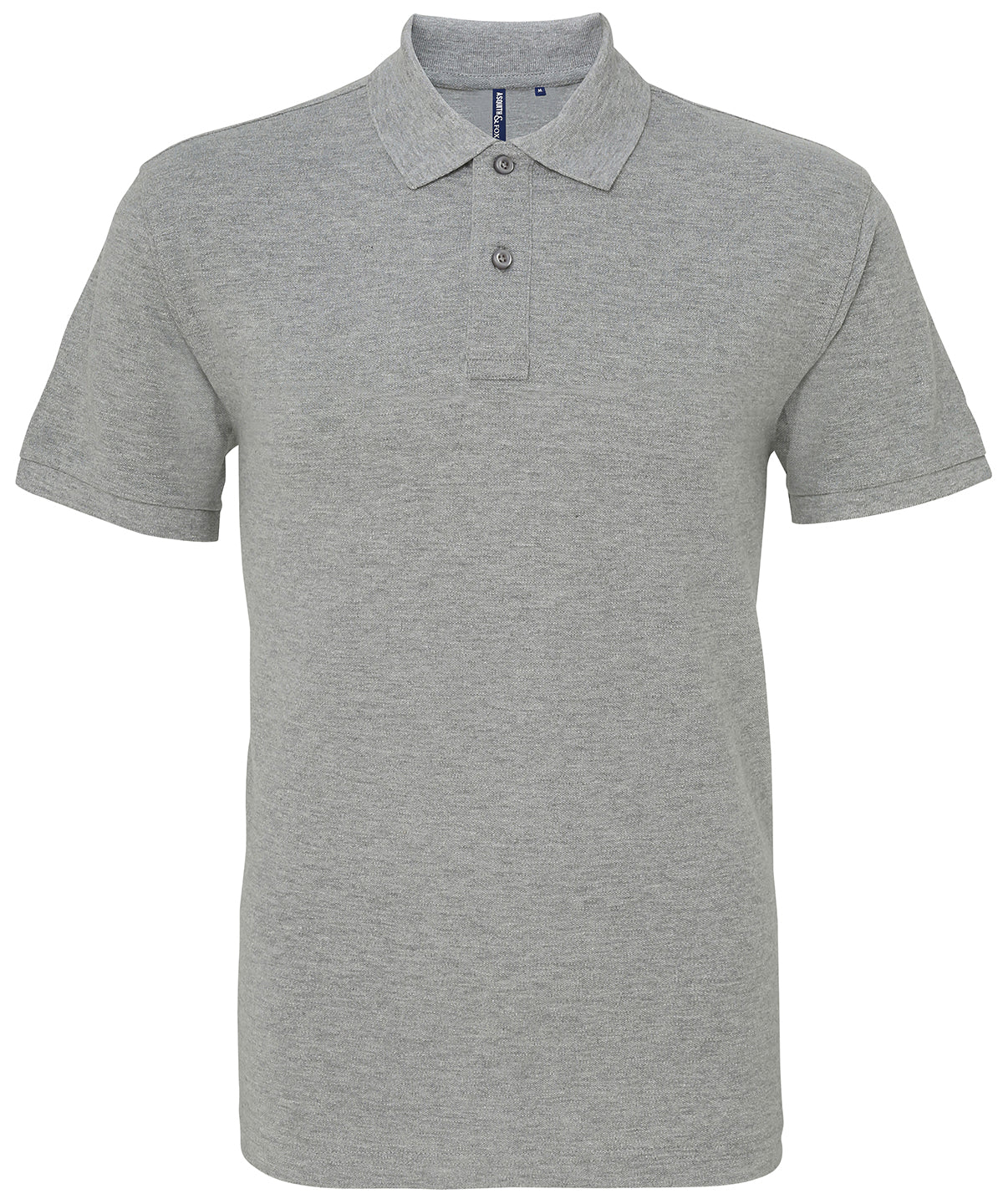 The Asquith & Fox Polo - Heather Grey