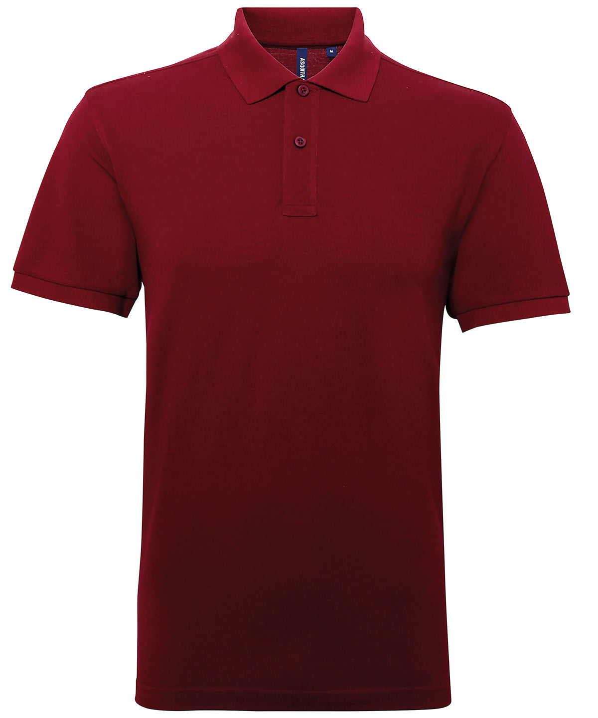 Asquith & Fox Men’s Polycotton Blend Polo - Burgundy