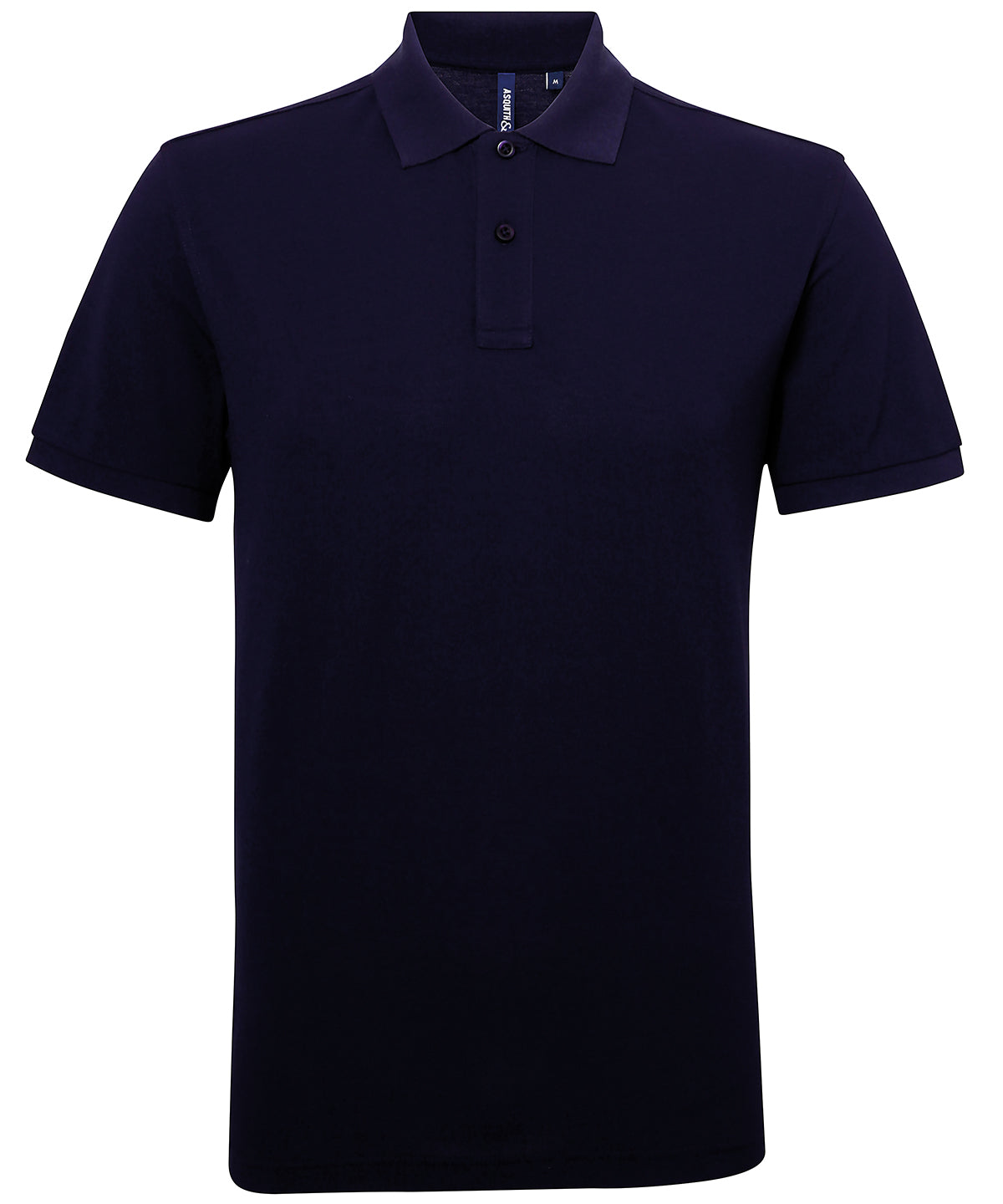 Asquith & Fox Men’s Polycotton Blend Polo - Navy