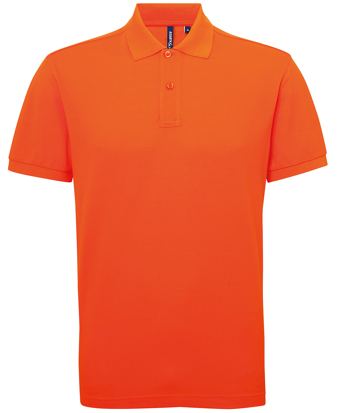 Asquith & Fox Men’s Polycotton Blend Polo - Orange