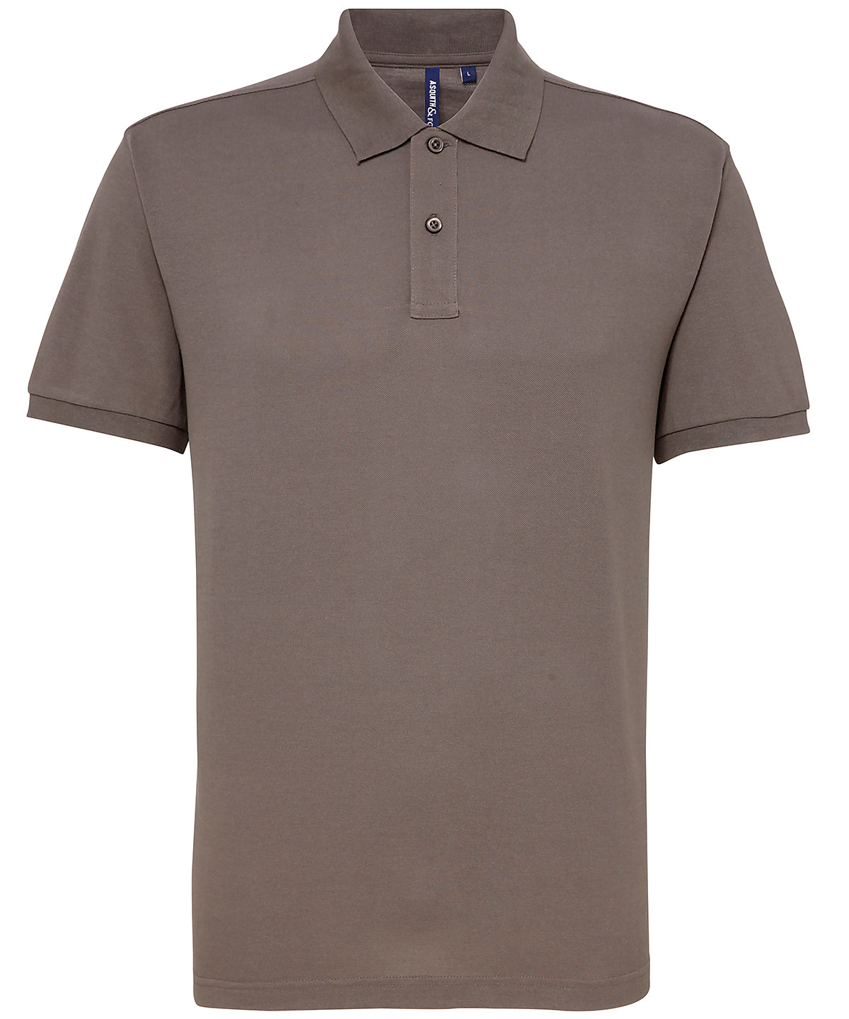 Asquith & Fox Men’s Polycotton Blend Polo - Slate