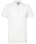 Asquith & Fox Men’s Polycotton Blend Polo - White