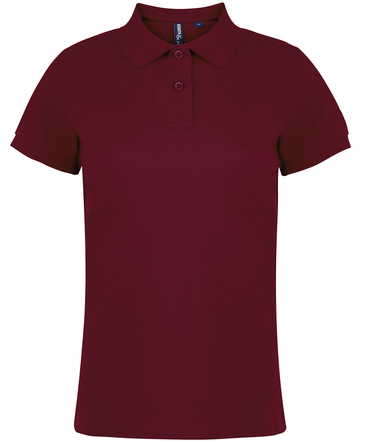Asquith & Fox Women's Classic Fit Polo - Burgundy
