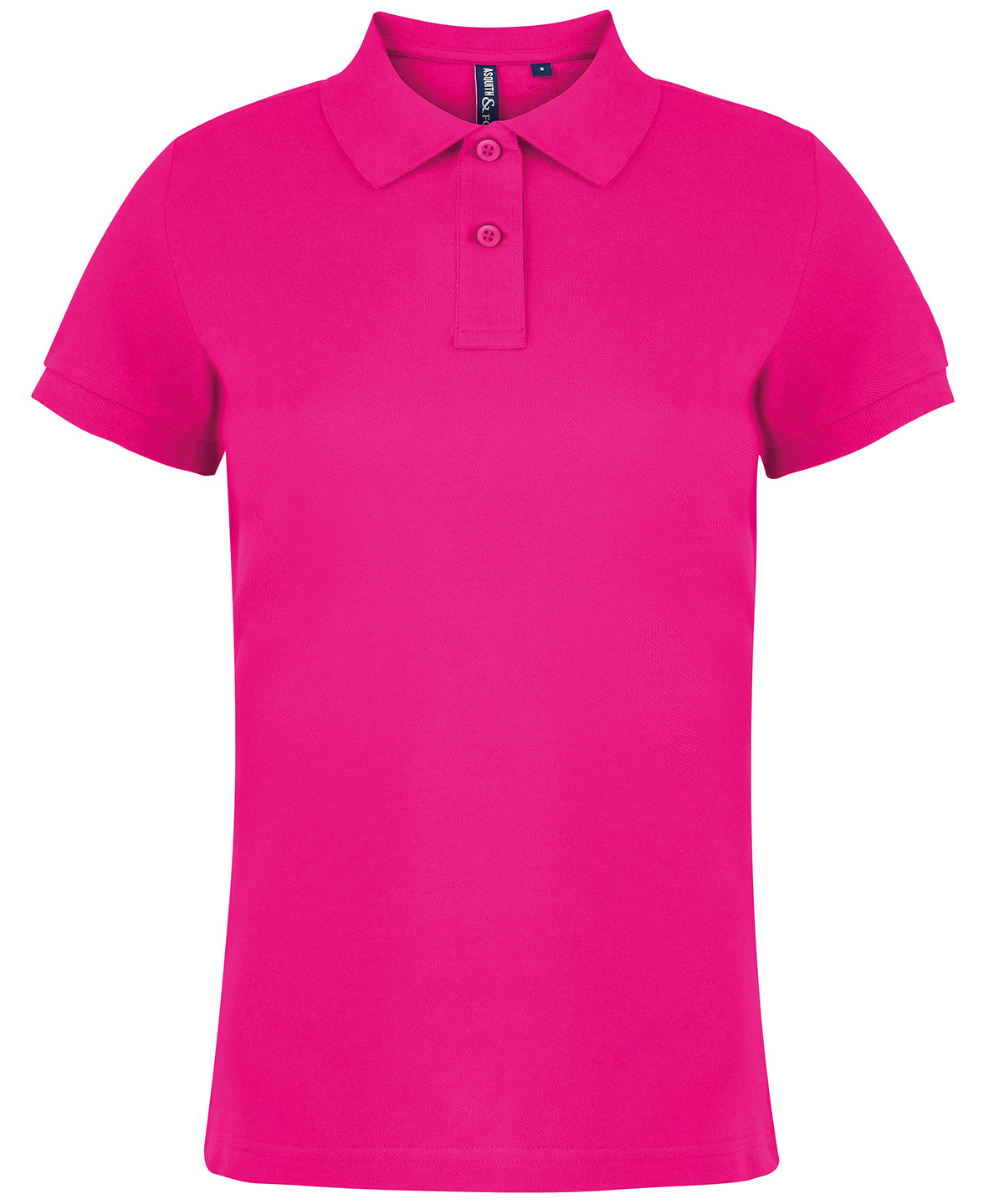 Asquith & Fox Women's Classic Fit Polo - Hot Pink