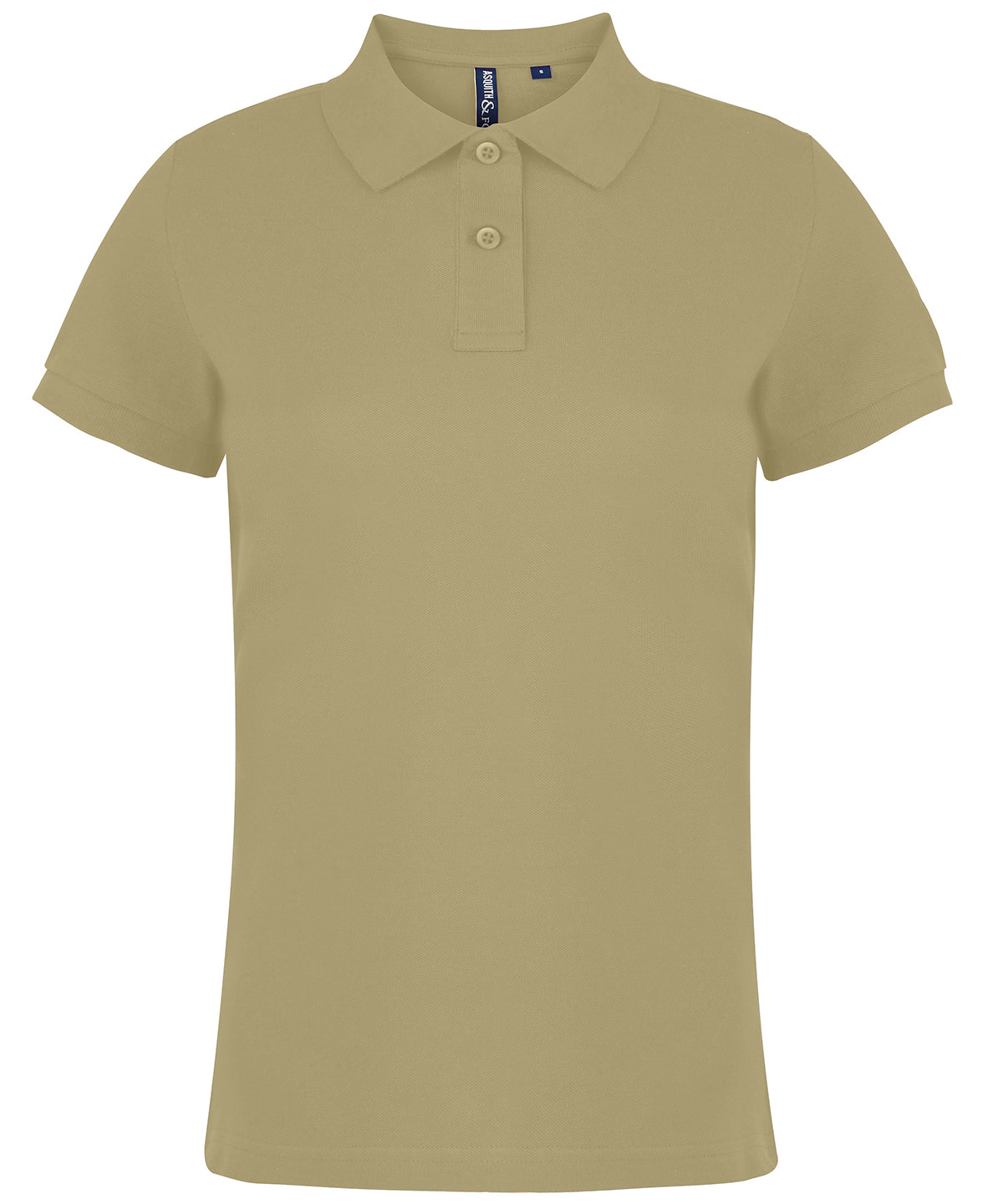 Asquith & Fox Women's Classic Fit Polo - Khaki