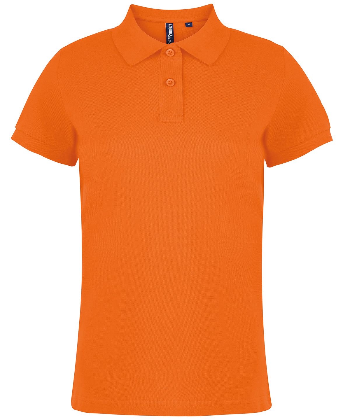 Asquith & Fox Women's Classic Fit Polo - Orange