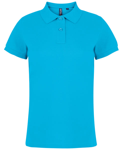 Asquith & Fox Women's Classic Fit Polo - Turquoise