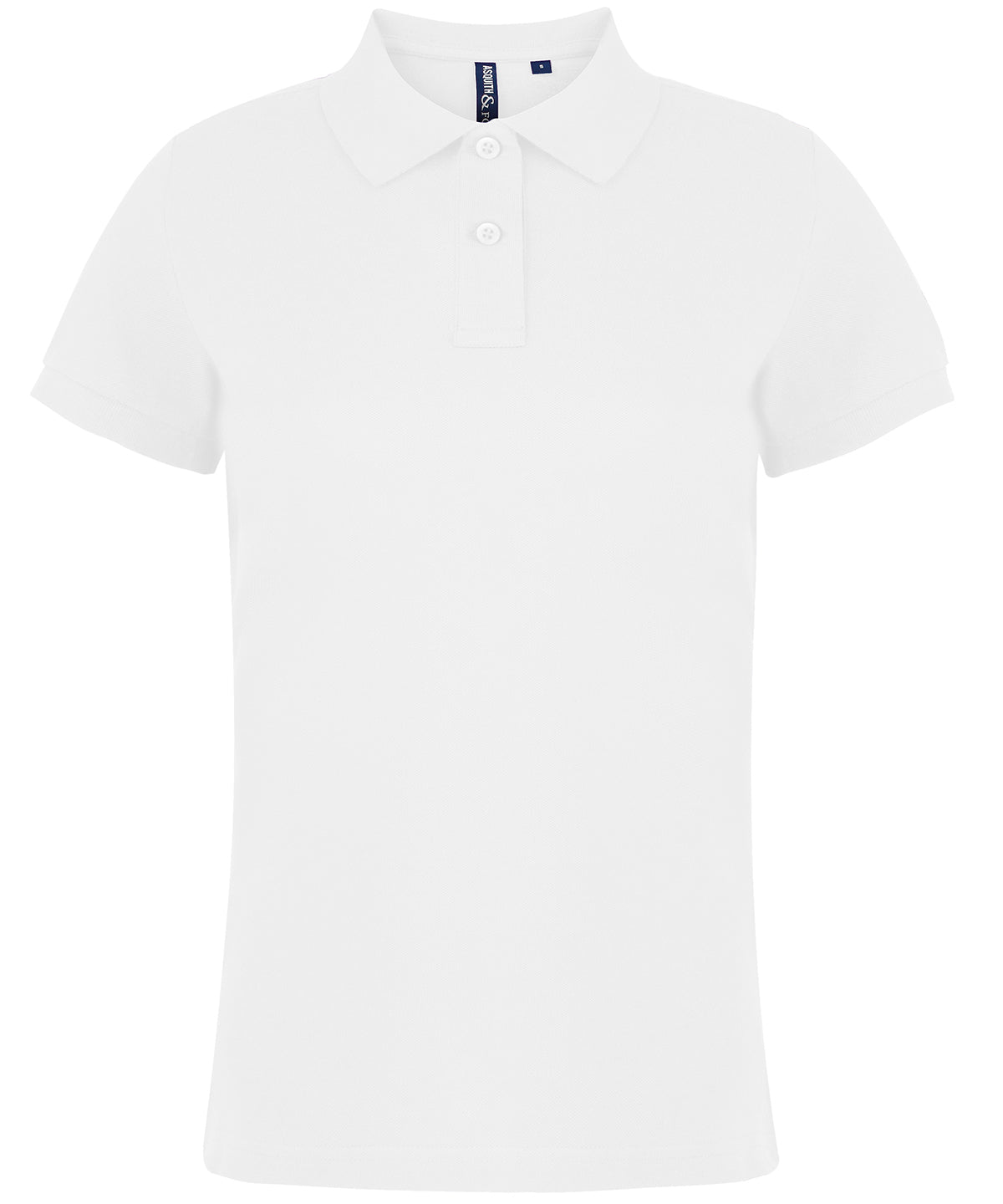 Asquith & Fox Women's Classic Fit Polo - White
