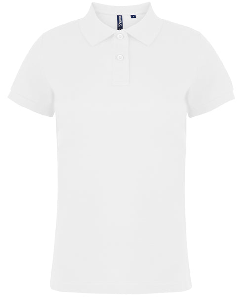 Asquith & Fox Women's Classic Fit Polo - White