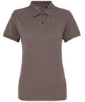 Asquith & Fox Women’s Polycotton Blend Polo - Slate