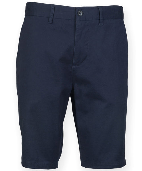 Front Row Stretch Chino Shorts - Navy