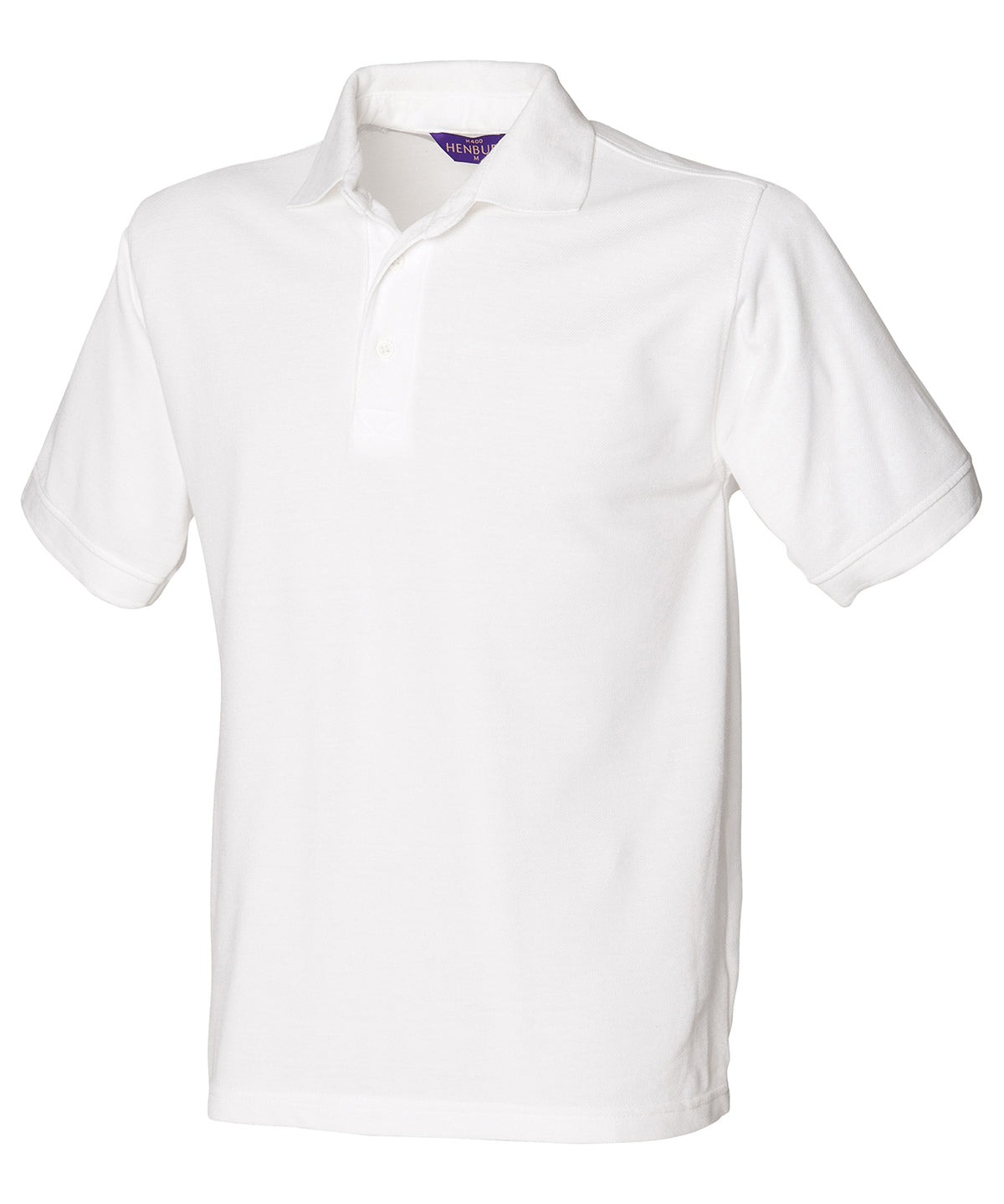 Henbury 65/35 Classic Piqué Polo Shirt - White