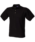 Henbury Ultimate 65/35 Polo Shirt - Black