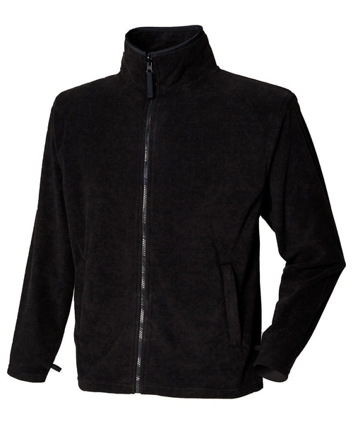 Henbury Microfleece Jacket - Black