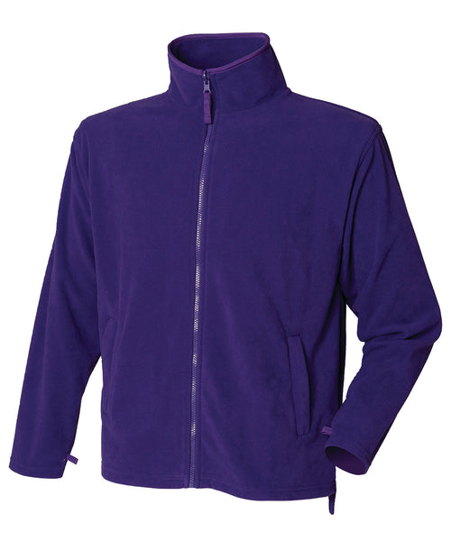 Henbury Microfleece Jacket - Purple
