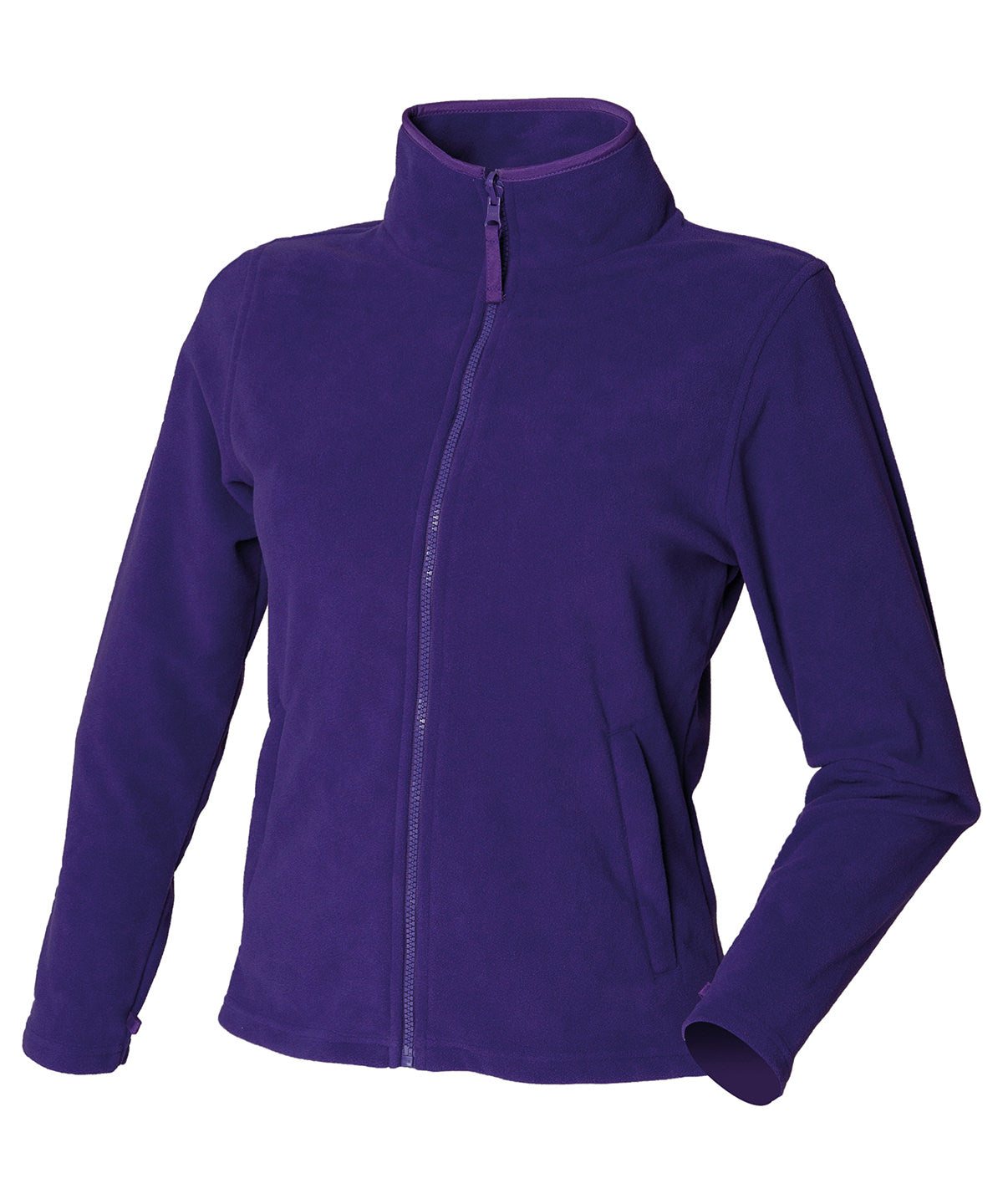 Henbury Women's Microfleece Jacket - Purple
