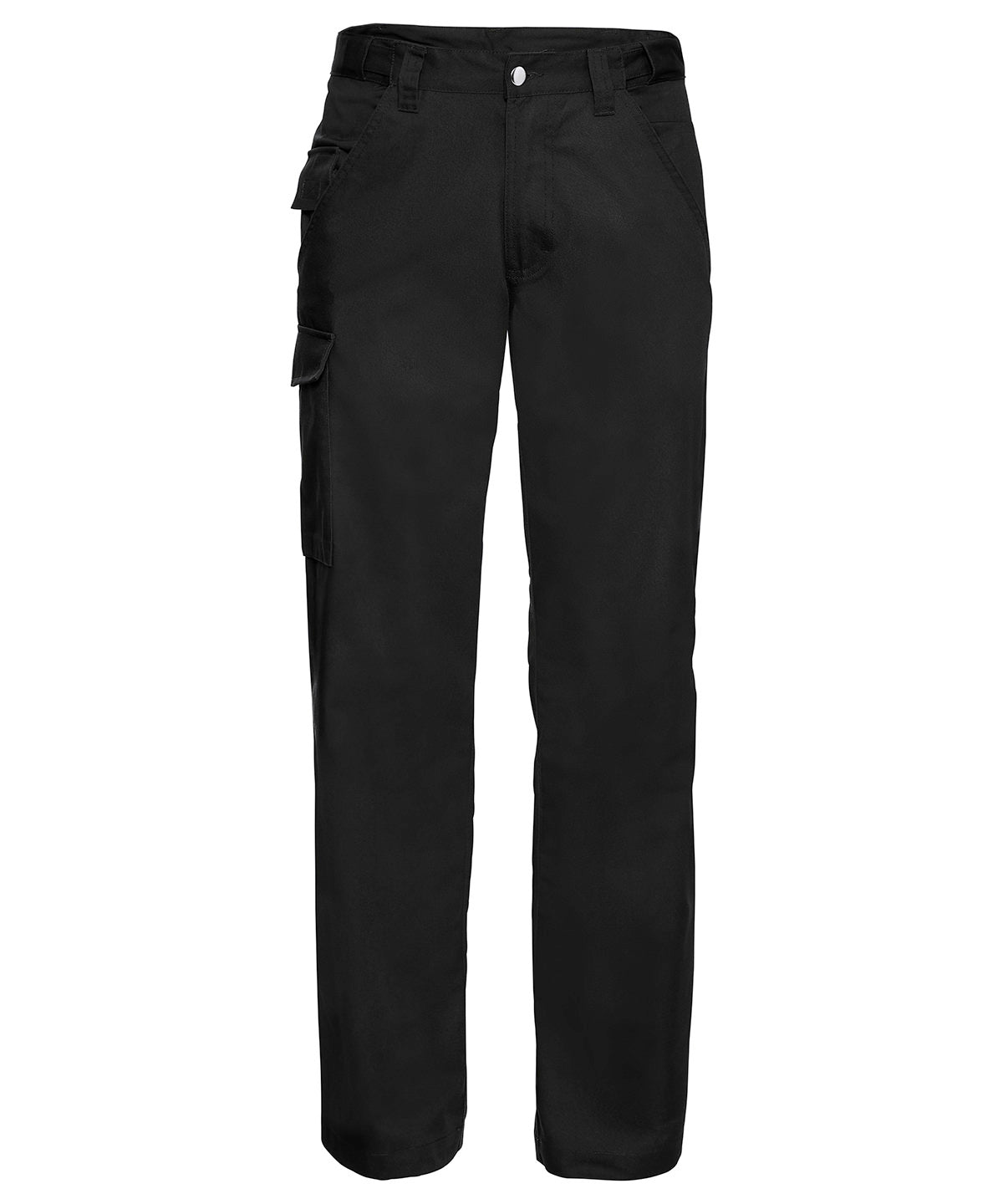 Russell Athletic Polycotton Twill Workwear Trousers - Black