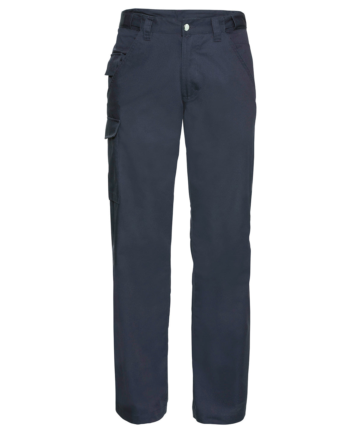 Russell Athletic Polycotton Twill Workwear Trousers - French Navy