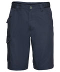Russell Athletic Polycotton Twill Workwear Shorts - French Navy