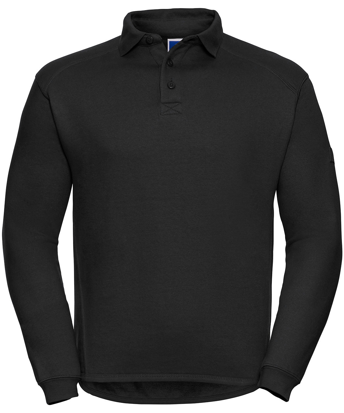 Russell Athletic Heavy-duty Collar Sweatshirt - Black