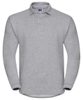 Russell Athletic Heavy-duty Collar Sweatshirt - Light Oxford