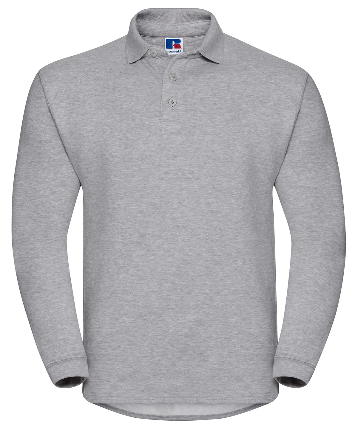 Russell Athletic Heavy-duty Collar Sweatshirt - Light Oxford