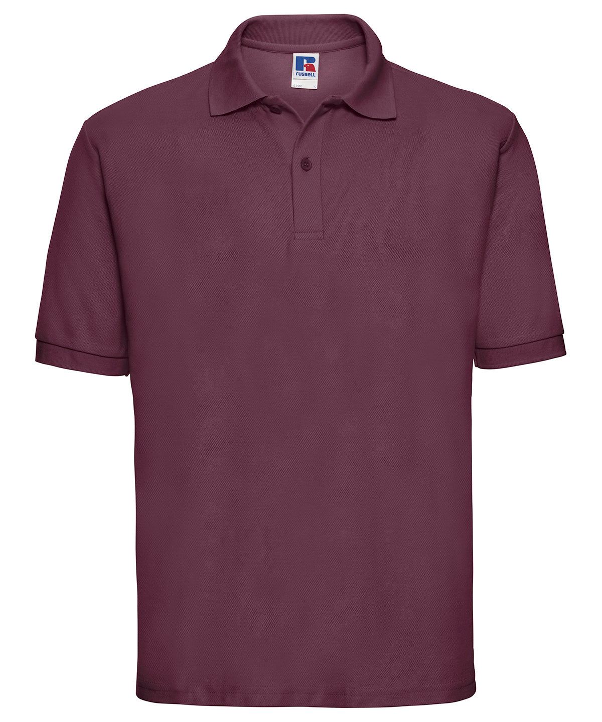 Russell Athletic Classic Polycotton Polo - Burgundy