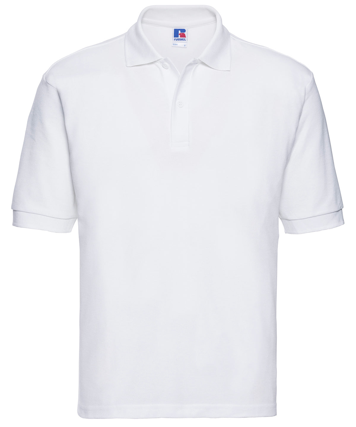 Russell Athletic Classic Polycotton Polo - White