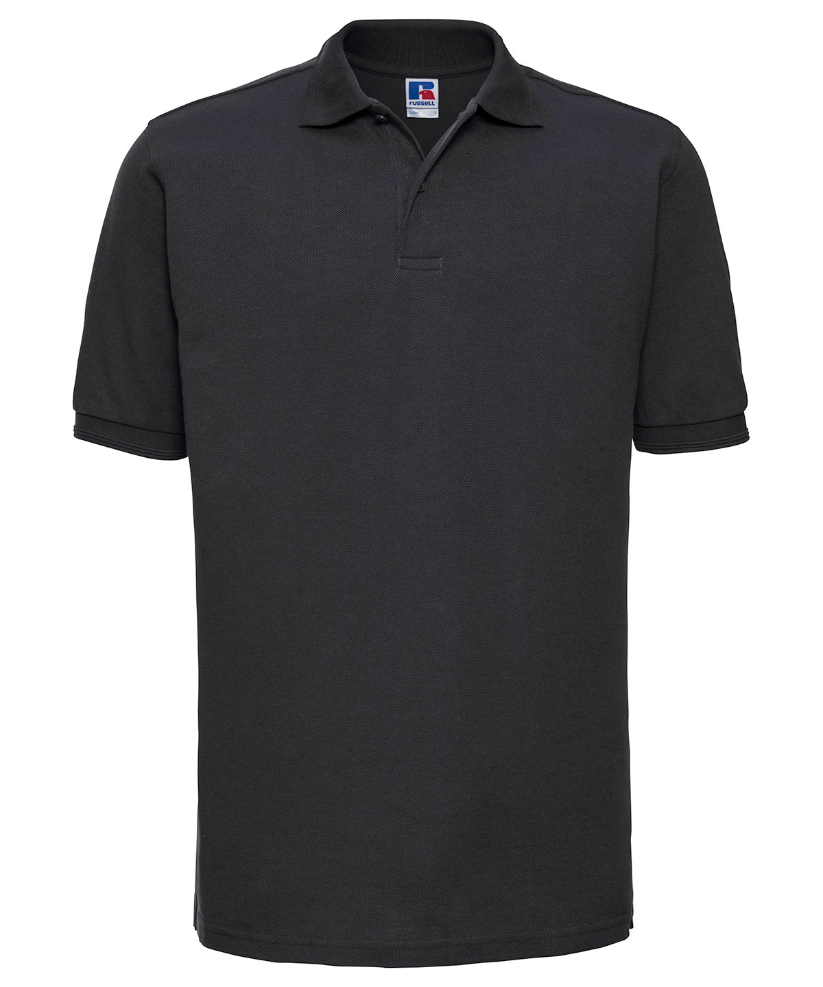 Russell Athletic Hard-wearing 60°C Wash Polo - Black