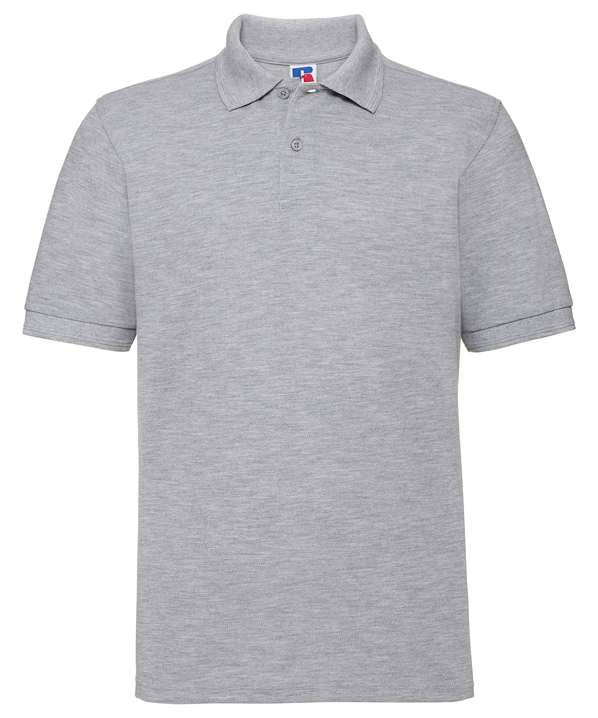 Russell Athletic Hard-wearing 60°C Wash Polo - Light Oxford