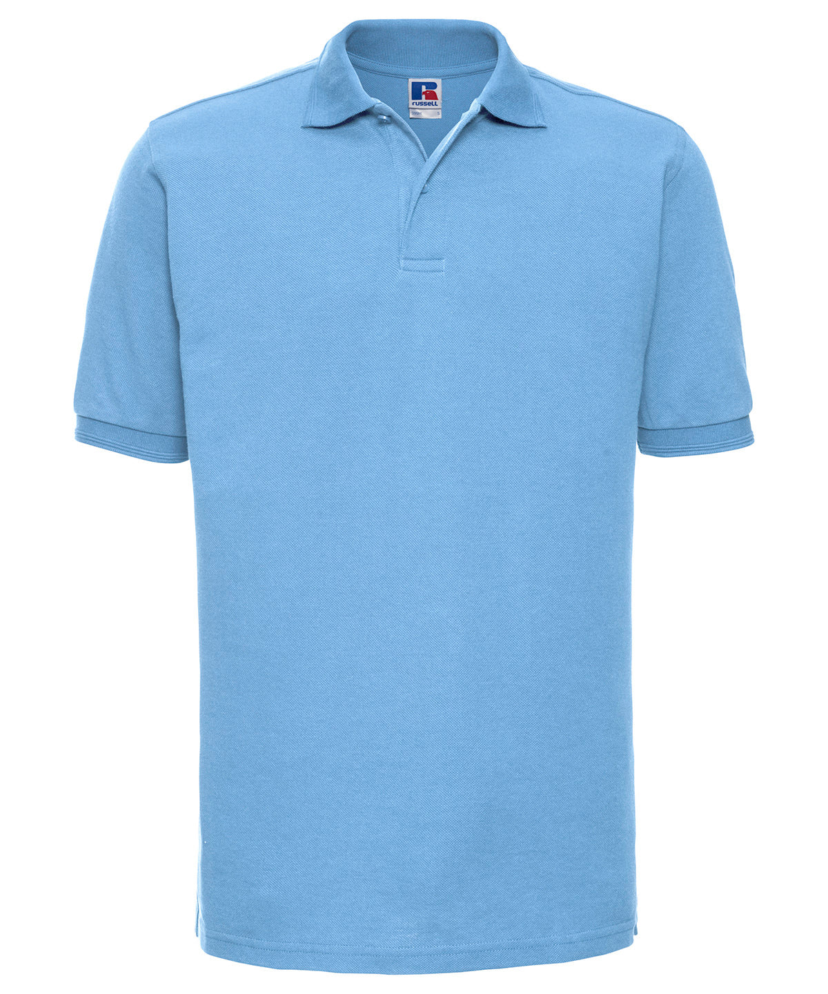 Russell Athletic Hard-wearing 60°C Wash Polo - Sky