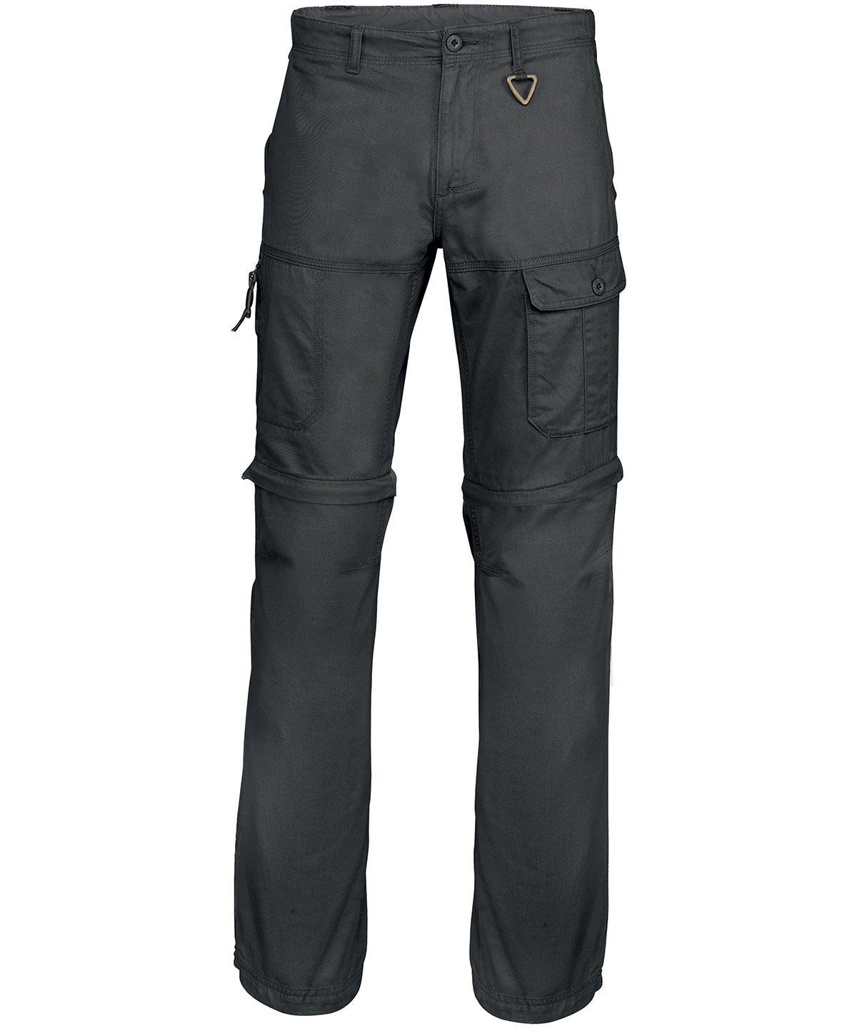 Kariban 2-in-1 Multi-pocket Trousers - Black