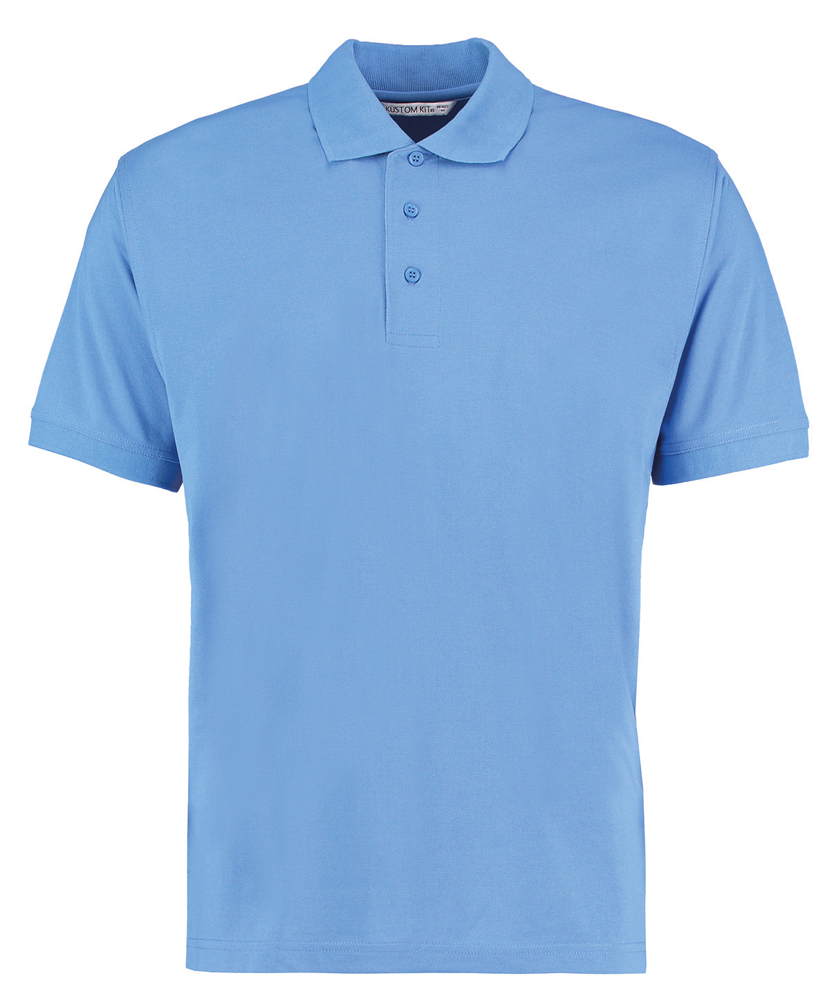 Kustom Kit Klassic Polo With Superwash® 60°C (classic Fit) - Mid Blue