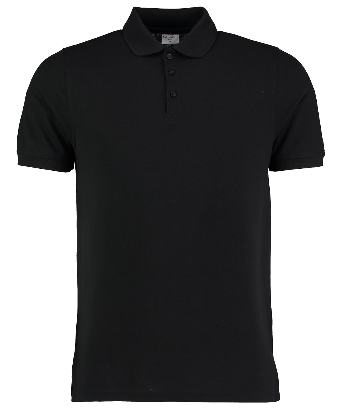 Kustom Kit Klassic Heavyweight Polo Superwash® 60°C (slim Fit) - Black