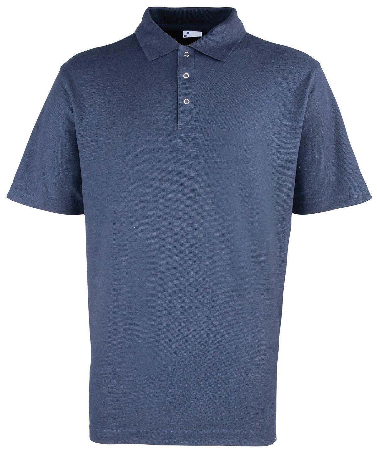 Premier Studded Polo - Navy