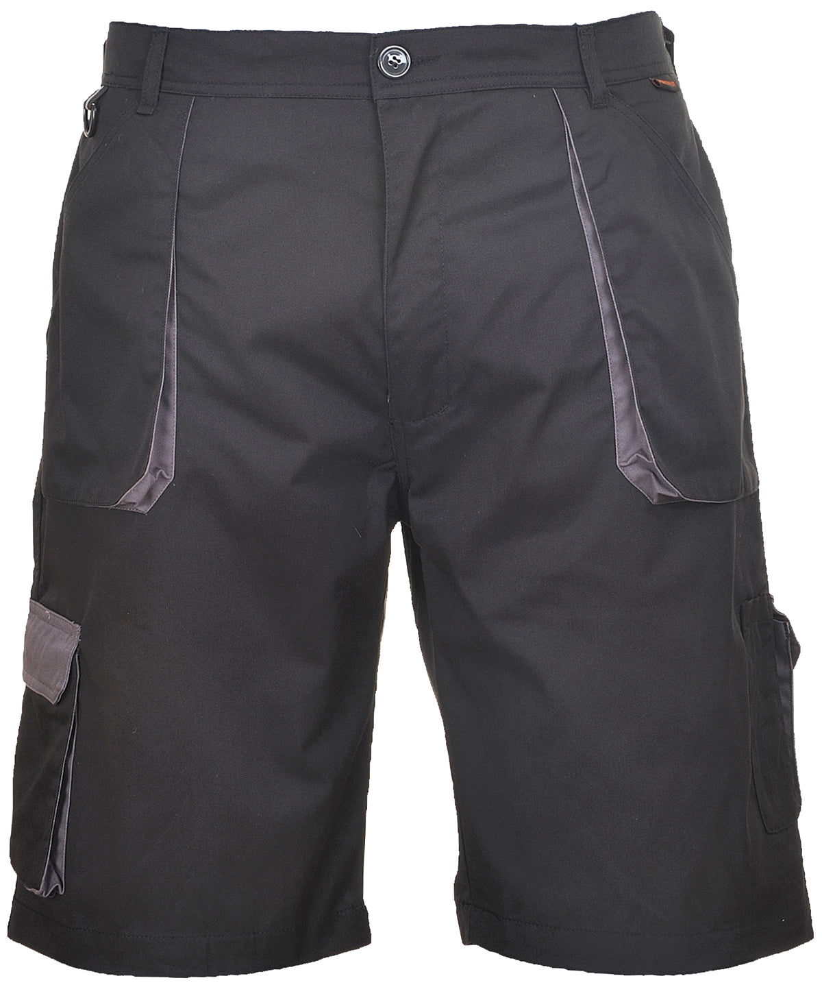 Portwest Texo Contrast Shorts (TX14) - Black/Grey