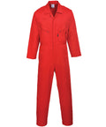Portwest Liverpool Zip Coverall (C813) - Red