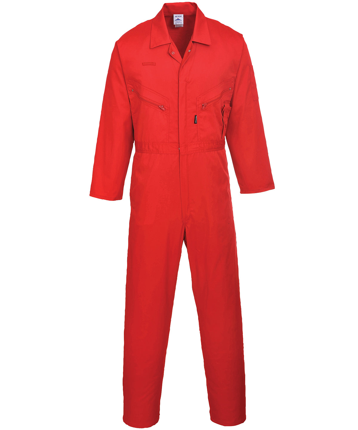 Portwest Liverpool Zip Coverall (C813) - Red