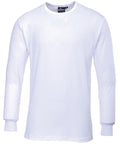 Portwest Thermal T-shirt Long Sleeved (B123) - White