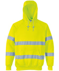 Portwest Hi-vis Hooded Sweatshirt (B304) - Yellow