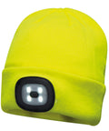 Portwest Beanie LED Headlight USB Rechargeable (B029) - Yellow