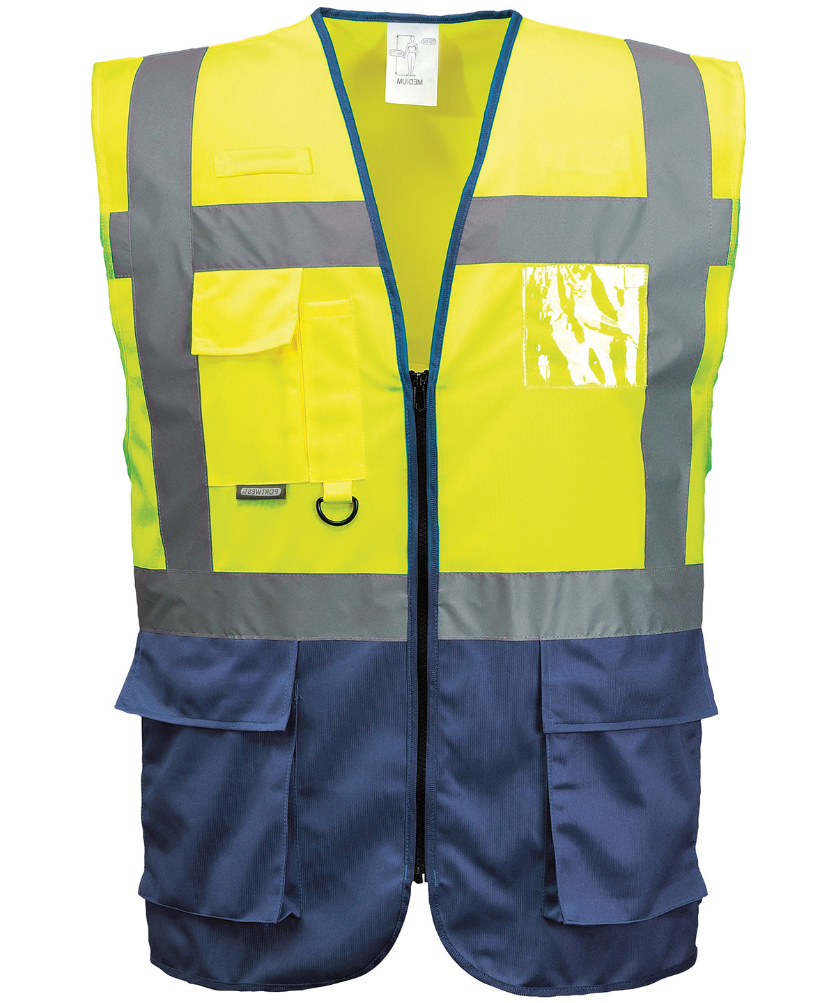 Portwest Hi-vis Executive Vest (S476) - Yellow/Navy