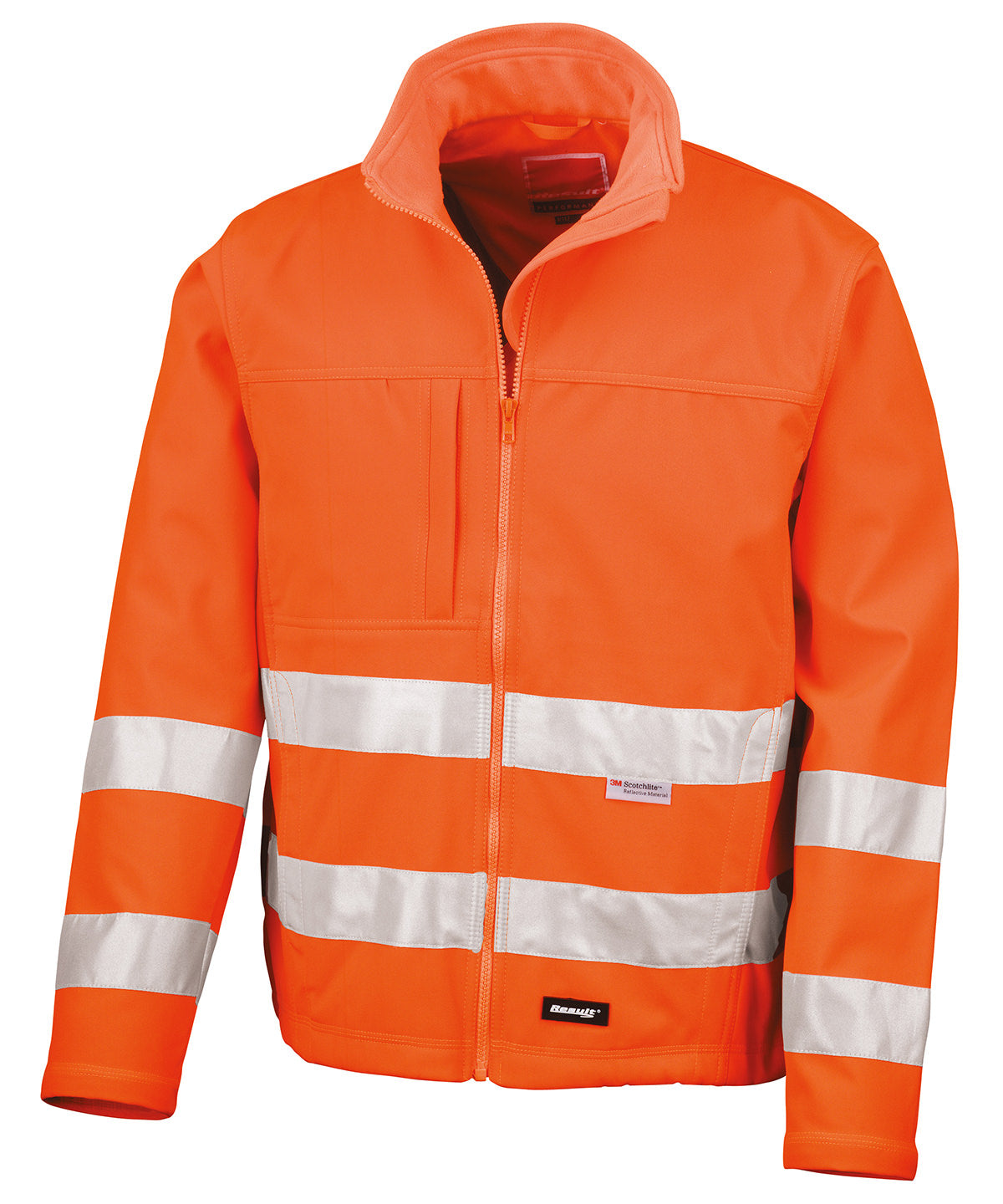 Result Safeguard High-viz Softshell Jacket - Fluorescent Orange