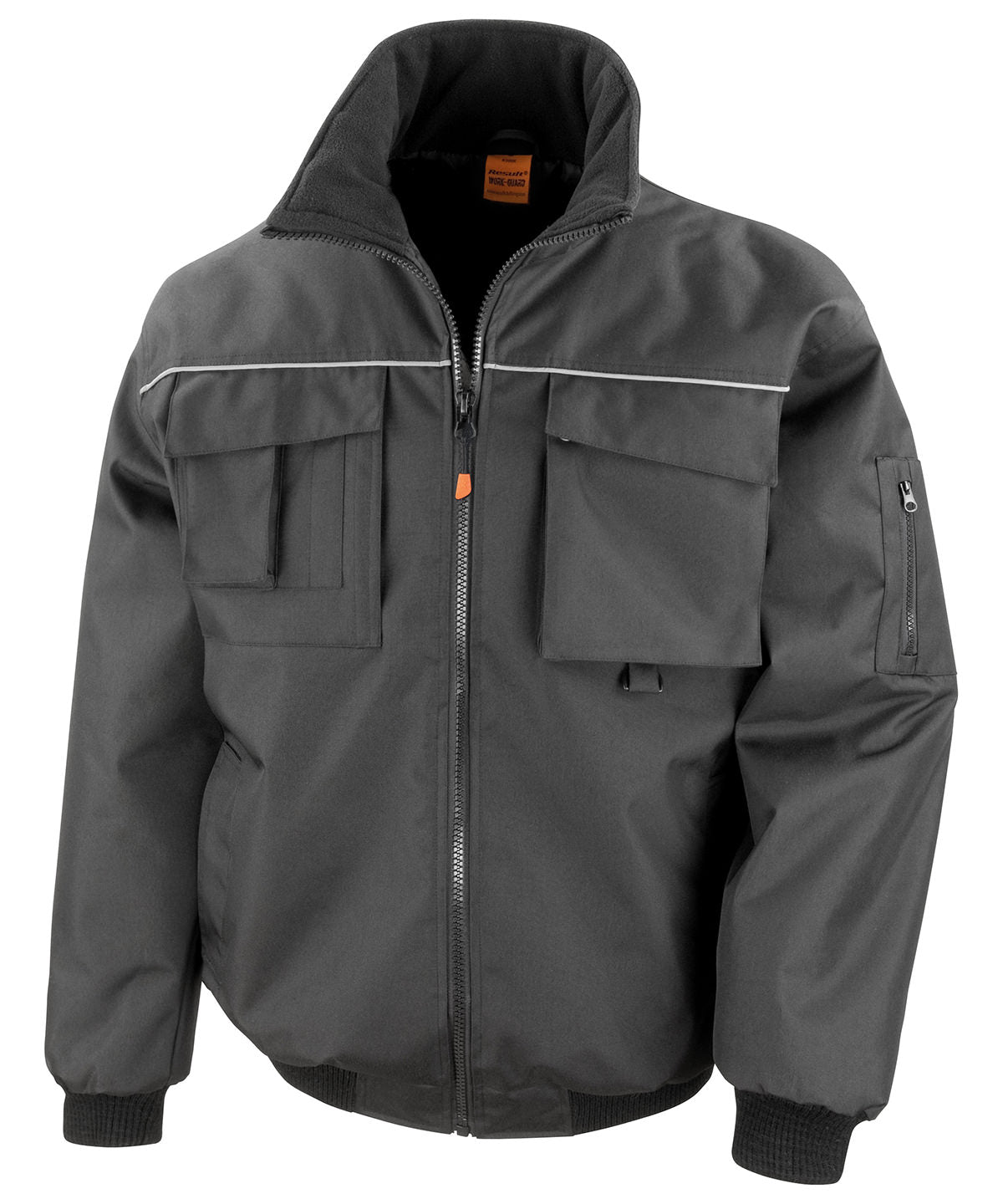 Result Workguard Work-Guard Sabre Pilot Jacket - Black
